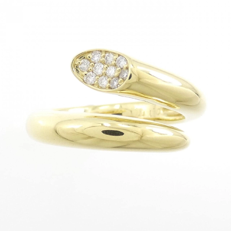 Nhẫn kim cương K18YG 0.10CT 673275