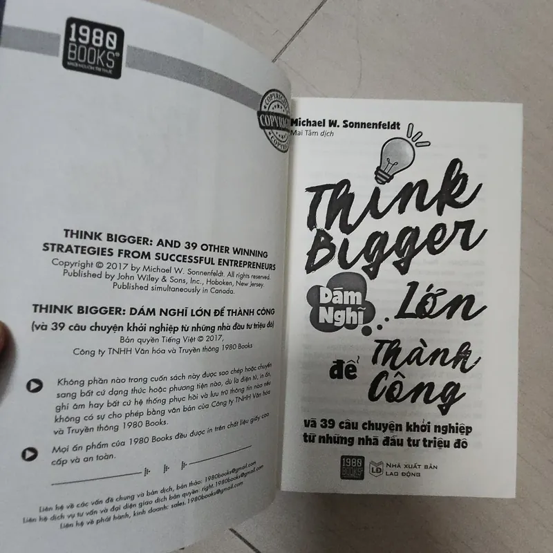 Sách Dám nghĩ lớn để thành công 716830