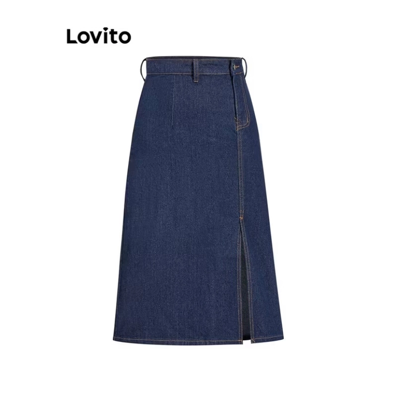 Chân váy denim đơn giản  496406