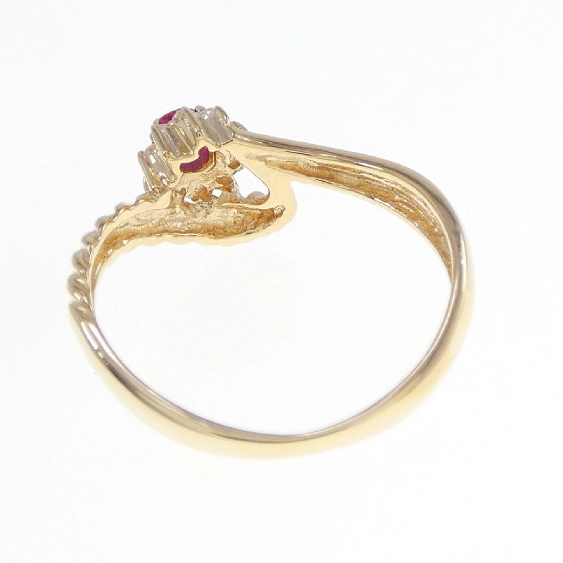 Nhẫn ruby K18YG 670016