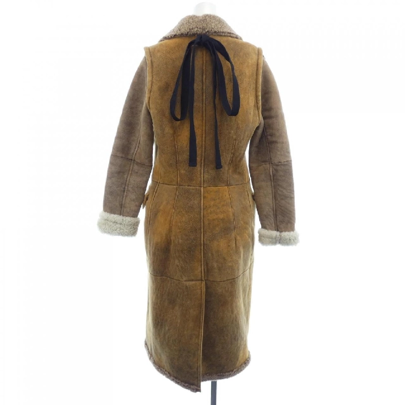 【Mã giảm giá】Áo khoác lông cừu MM6 642811