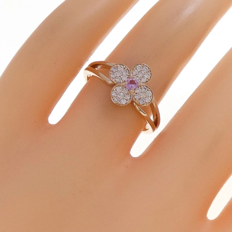 Nhẫn Sapphire Hoa K18PG 0.08CT - Hàng hiệu Chính hãng 851678