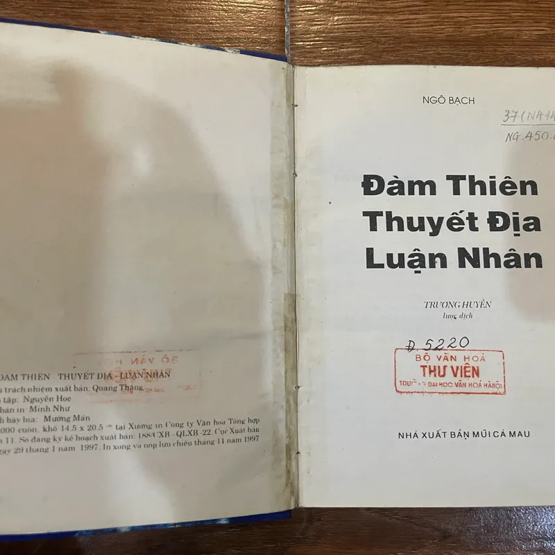 Đàm Thiên Thuyết Địa Luận Nhân - Ngô Bạch (15) 564522