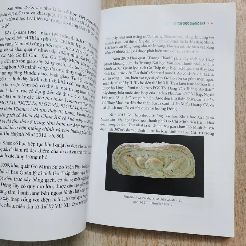 Gò tháp di tích quốc gia đặc biệt | ban quản lý khu di tích gò tháp | in màu 732118