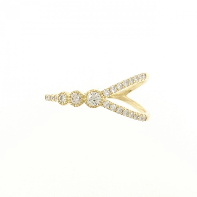 【Sản phẩm mới】Nhẫn kim cương K18YG 0.22CT 670176