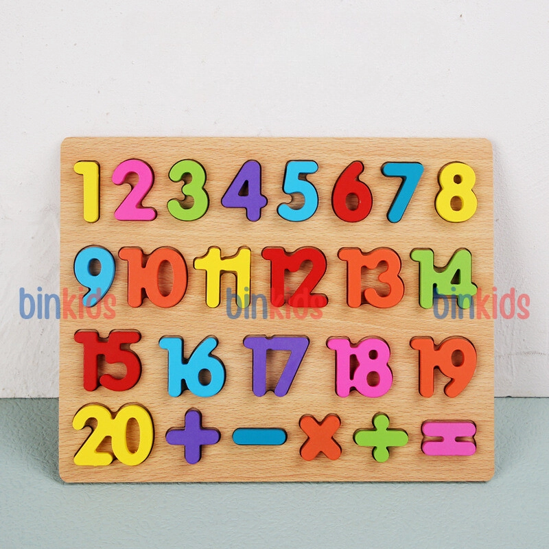 Bảng chữ cái Tiếng Việt, bảng chữ cái gỗ nổi chữ và số cho bé, kích thước 30x22cm, giúp bé phát triển tư duy 531099