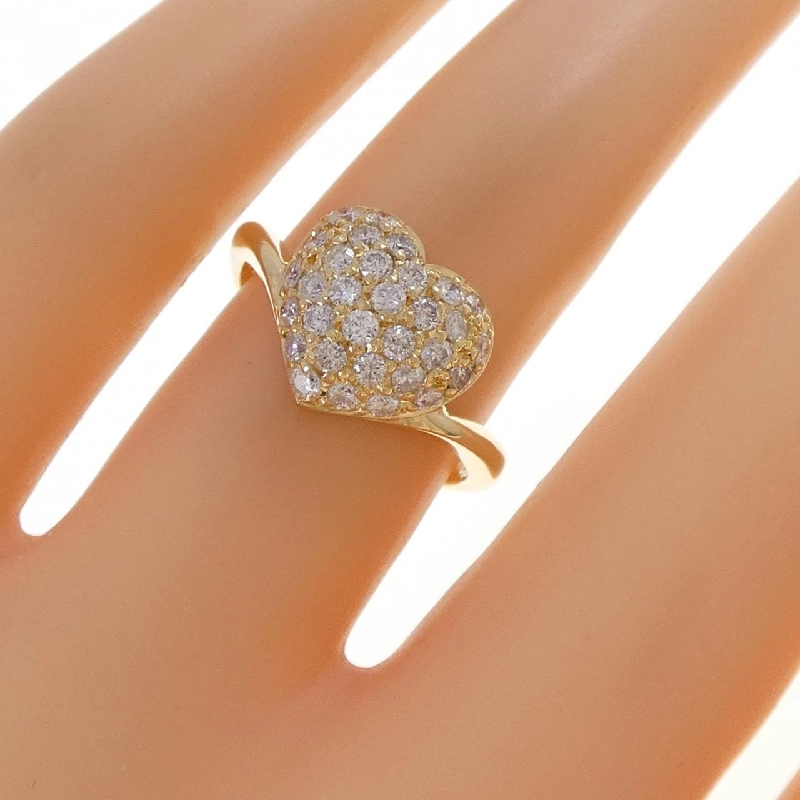 Nhẫn kim cương hình trái tim K18YG 0.60CT - Hàng hiệu chính hãng 849742