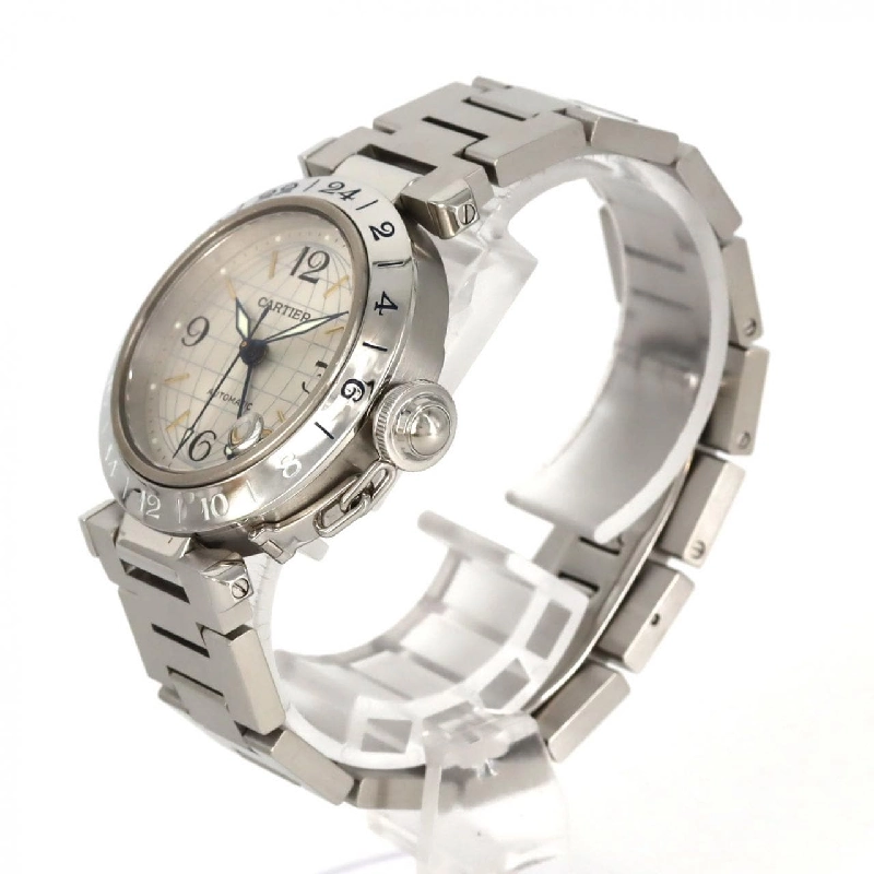 Cartier Pasha C GMT W31029M7 SS tự động - Hàng hiệu Chính hãng 881130