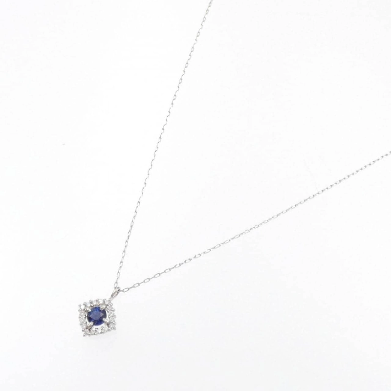 Dây chuyền Sapphire PT950/PT900 0.18CT - Hàng hiệu Chính hãng 861239