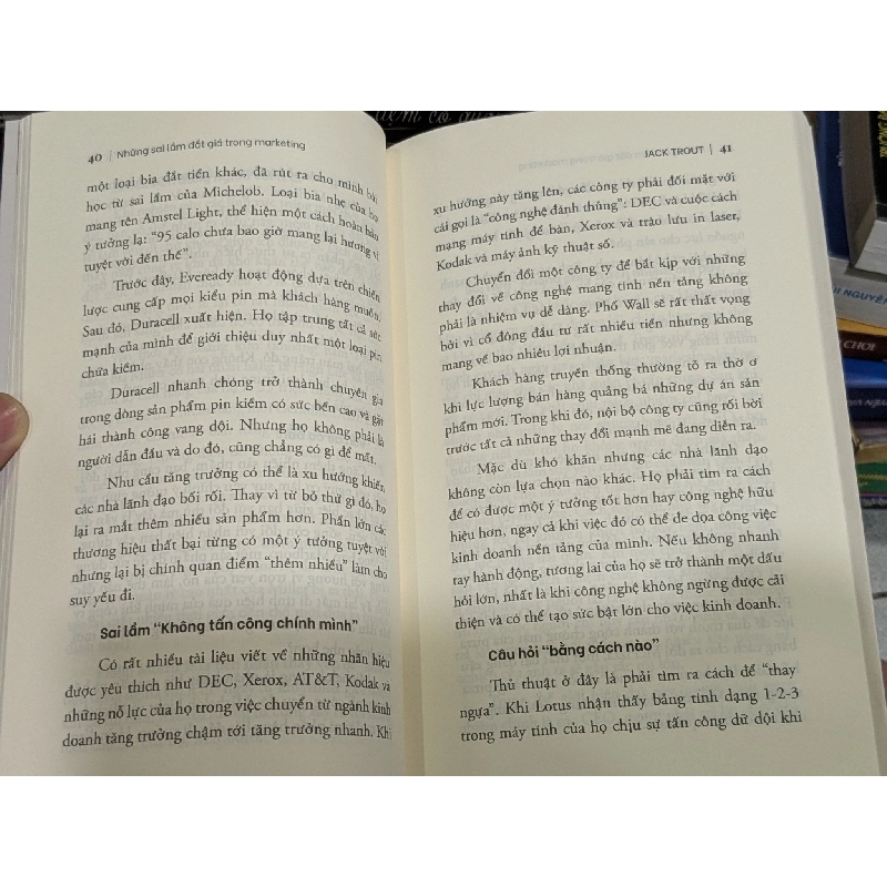 Những sai lầm đắt giá trong Marketing - Jack Trout 784424