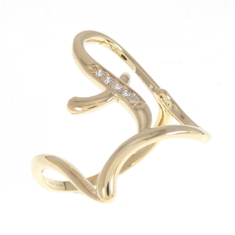 Nhẫn kim cương K18YG 0.04CT 673113