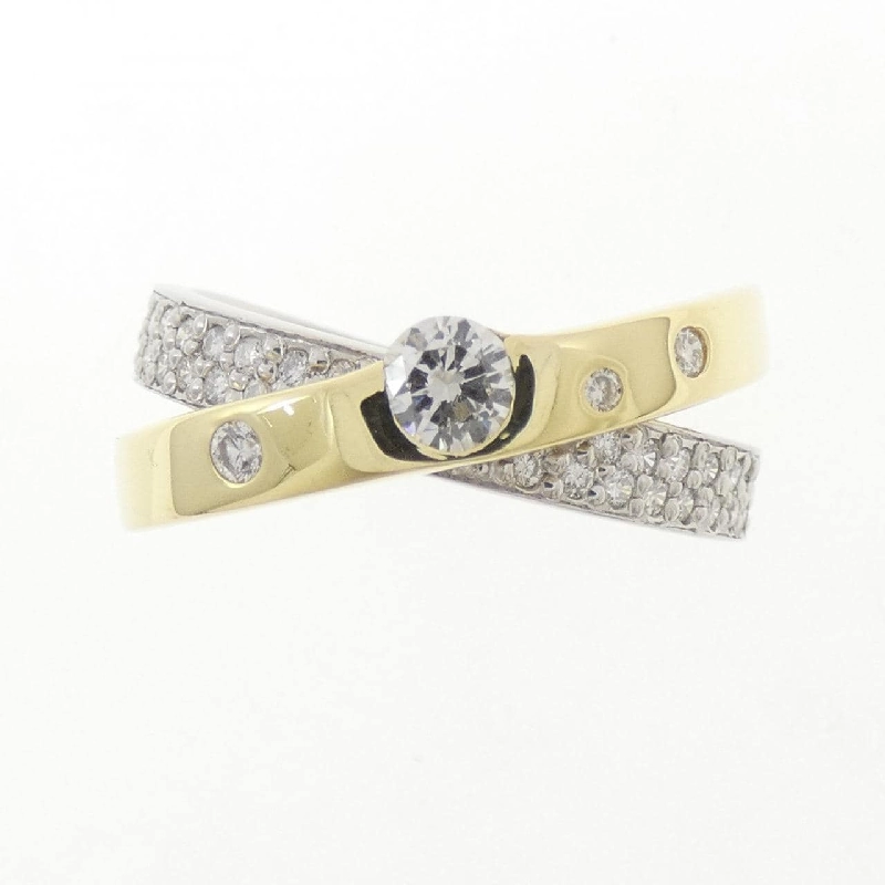 Nhẫn kim cương PT900/K18YG 0.46CT - Hàng hiệu Authentic 846580