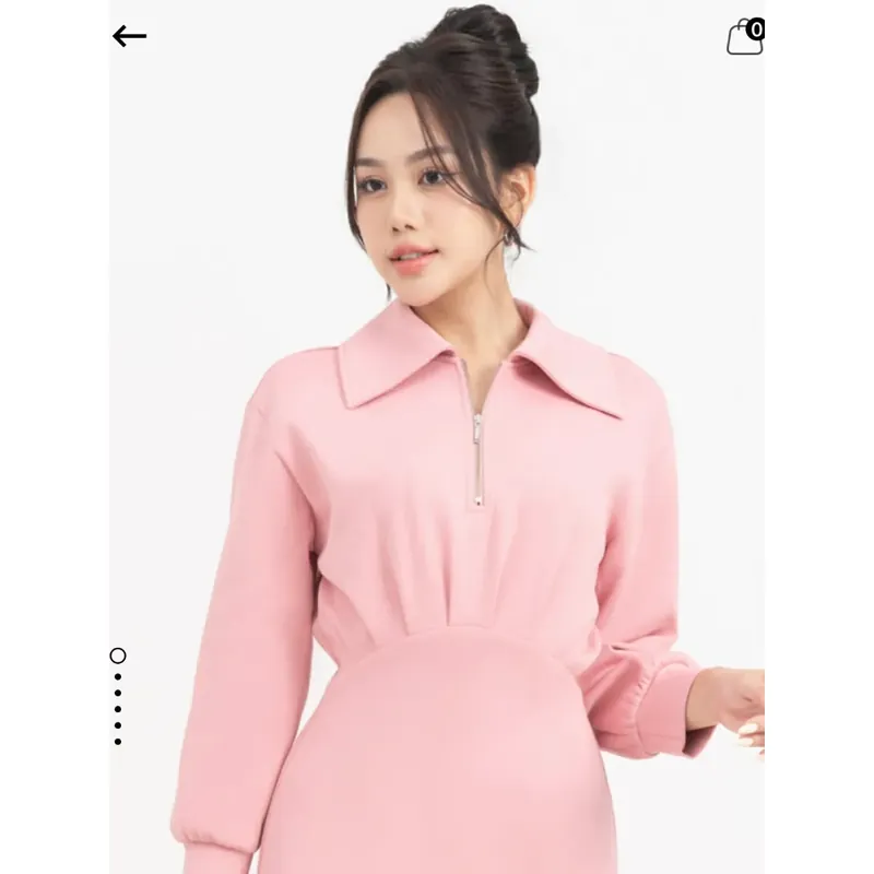 Váy Ivy màu hồng phấn nữ tính size M còn mới 723402