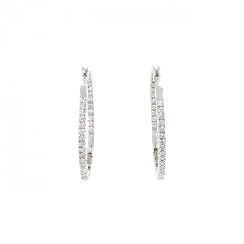 K18WG Bông tai kim cương 1.00CT - Hàng hiệu Chính hãng 867266