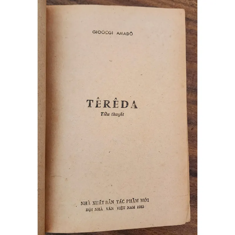 Trọn bộ tiểu thuyết Tereda (548 trang) - nhà văn Brazil Jorge Amado 723218