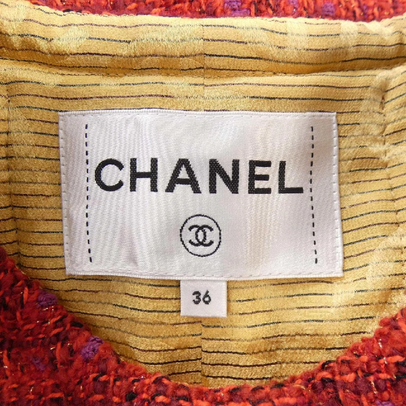 Jacket không cổ CHANEL LOOK7 P75484V60450 23B 632228