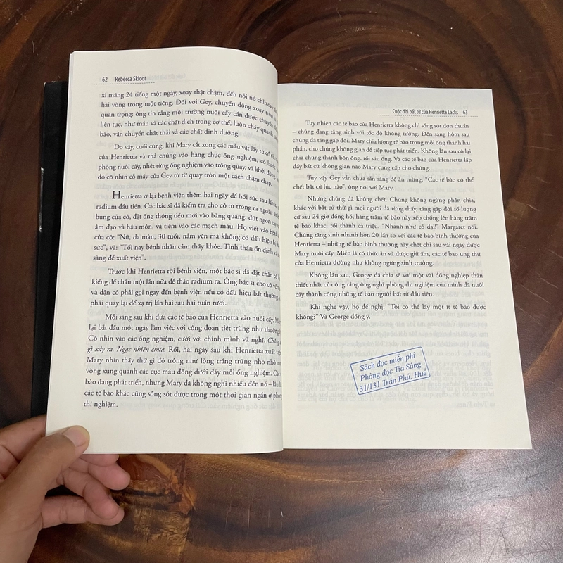 II Tựa sách: Cuộc Đời Bất Tử Của Henrietta Lacks - Rebecca Skloot - 2018 447227