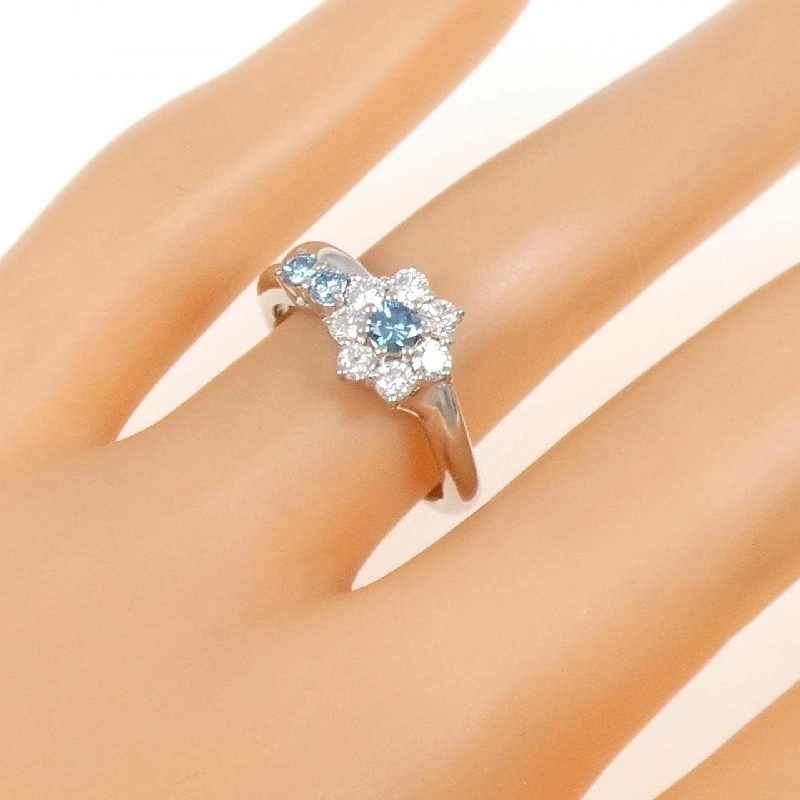 Nhẫn kim cương hoa PT900 0.22CT - Hàng hiệu Authentic 855289