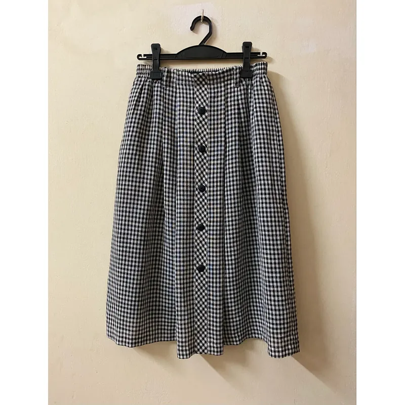 Chân váy caro sz L 559024