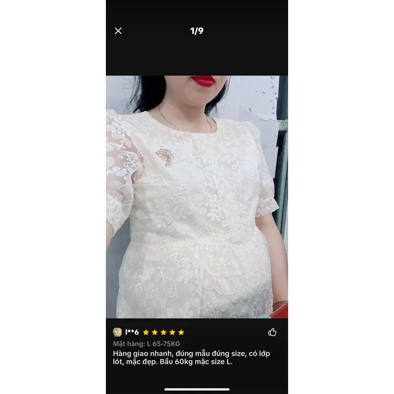 Váy ren dự tiệc  698037