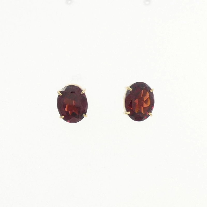K18YG Garnet Bông tai - Hàng hiệu Chính hãng 870238