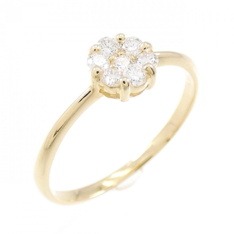 Nhẫn kim cương hoa K18YG 0.20CT - Hàng hiệu Authentic 856068