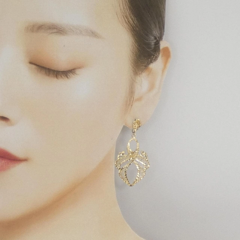 Bông tai K18YG Ginza Tanaka - Hàng hiệu Chính hãng 848387