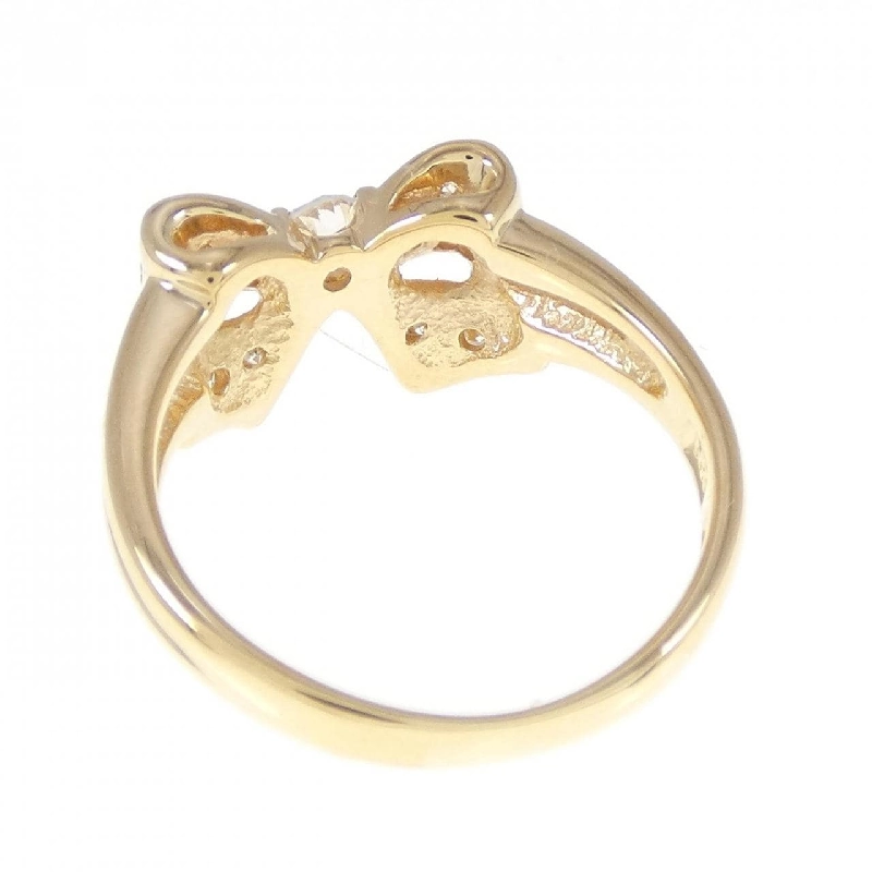 Nhẫn kim cương hình ruy băng K18YG 0.26CT - Hàng hiệu Chính hãng 857085