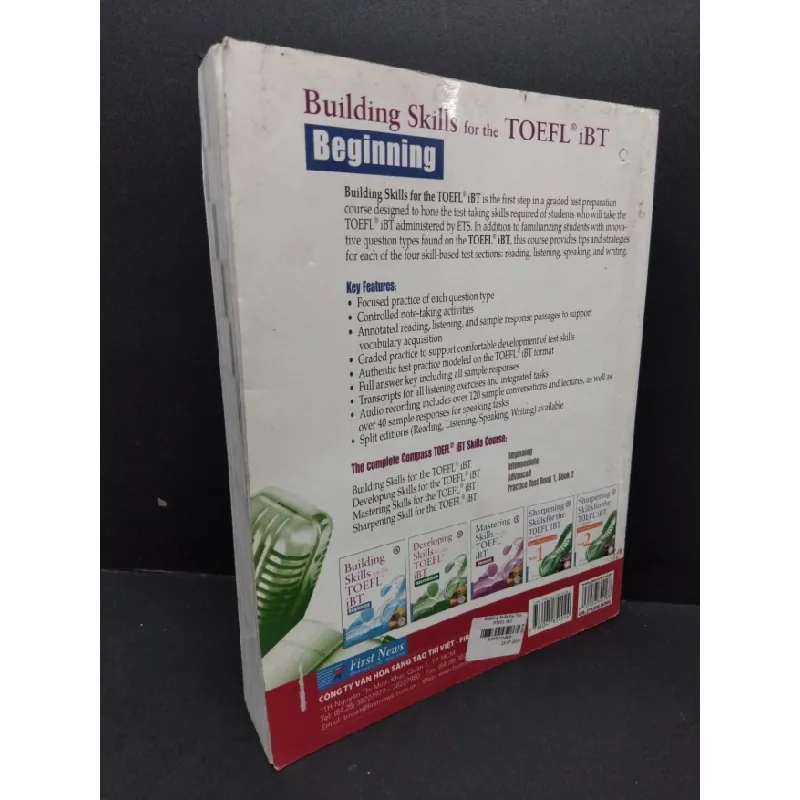 [Phiên Chợ Sách Cũ] Building skills for the toefl iBT 2017 2303 428188