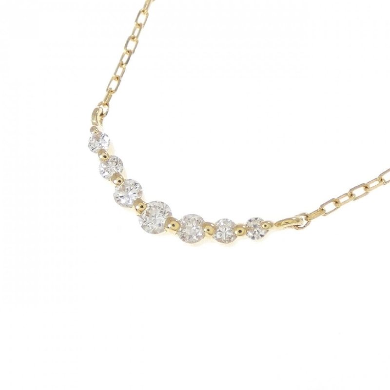 Dây chuyền kim cương K18YG 0.12CT - Hàng hiệu Chính hãng 862439