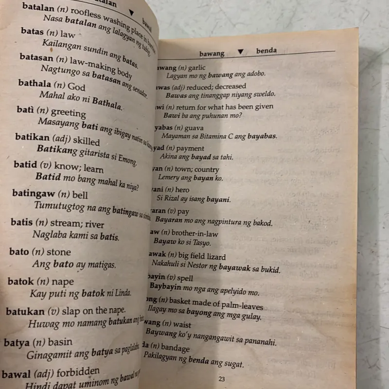 New filipino - english dictionary 985747