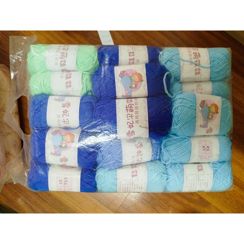 Len baby yarn 40g nhiều màu 145286