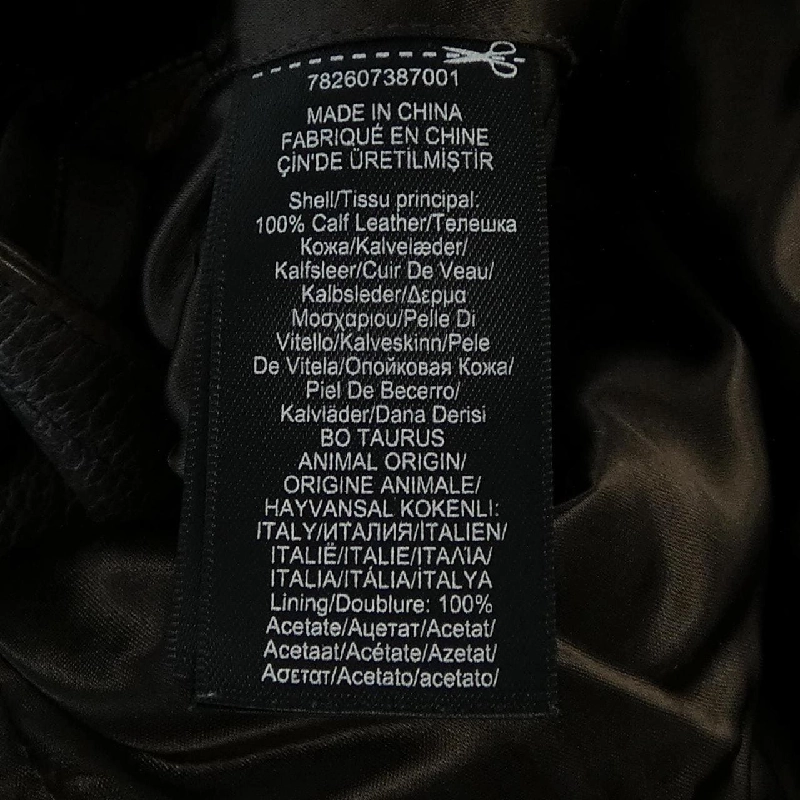 Áo khoác da Kentner Leather Pea Coat - Hàng hiệu Authentic 888699