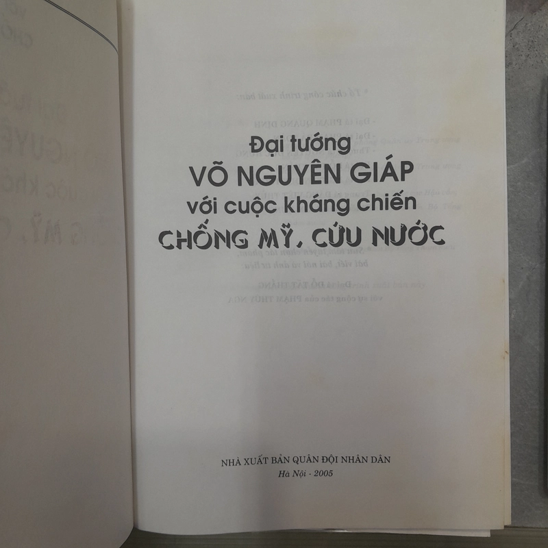 ĐẠI TƯỚNG VÕ NGUYÊN GIÁP VỚI CUỘC KHÁNG CHIẾN CHỐNG MỸ, CỨU NƯỚC
 388216