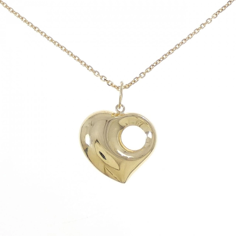 K18YG Dây chuyền hình trái tim - Hàng hiệu Authentic 858184