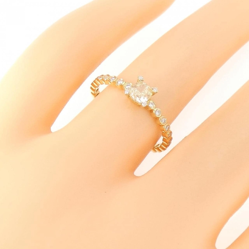 Nhẫn kim cương K18YG 0.41CT - Hàng hiệu Authentic 856217