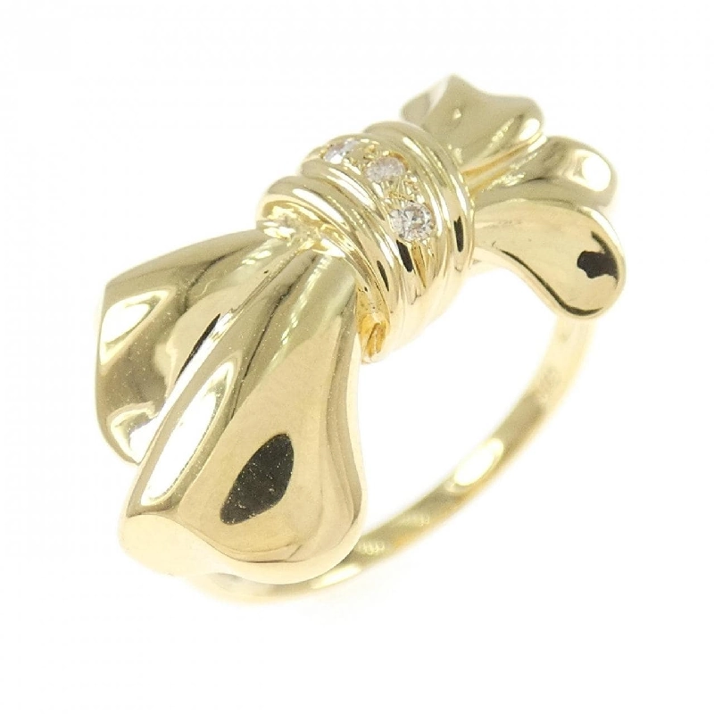 Nhẫn kim cương K18YG 0.03CT 669320