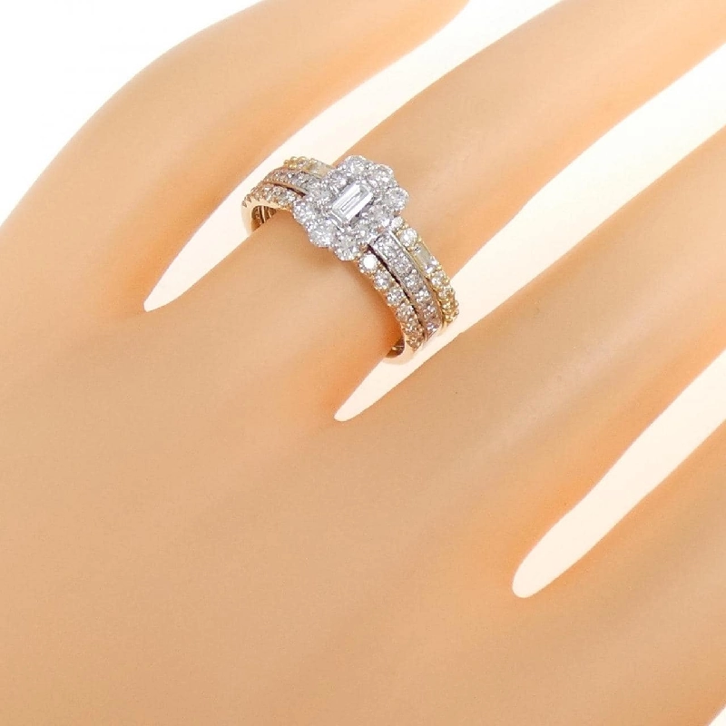 【Sản phẩm mới】Nhẫn kim cương PT900/K18YG/K18PG 0.50CT 671898