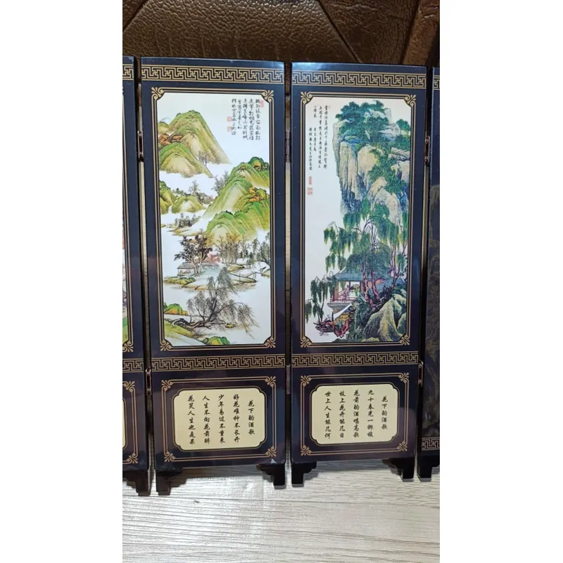 Bình phong sơn mài triết lý cao, trang trí rất đẹp  694528