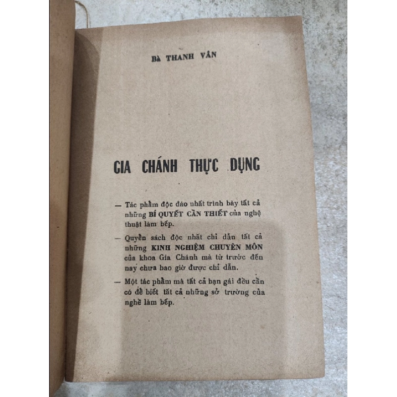Gia Chánh Thực Dụng - Bà Thanh Vân 1006187