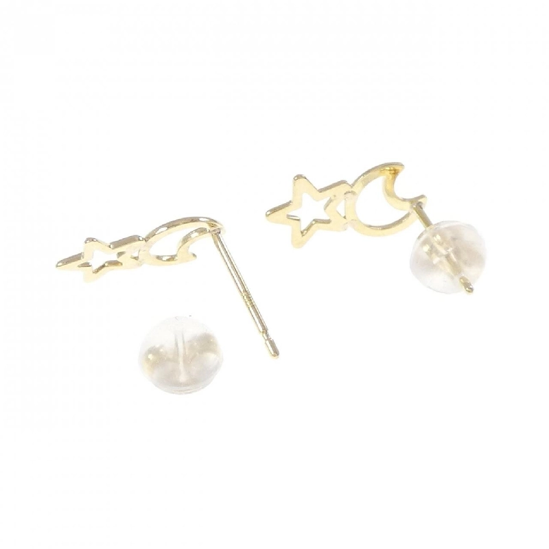 K18YG Mặt trăng × Ngôi sao Bông tai - Hàng hiệu Chính hãng 871992