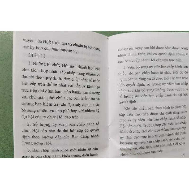 [Sách chính trị] Điều lệ hội cựu chiến binh Việt Nam 1021668