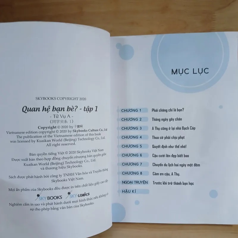 Truyện Tranh Quan Hệ Bạn Bè (Bộ 2 Tập) - Từ Vụ A 675167