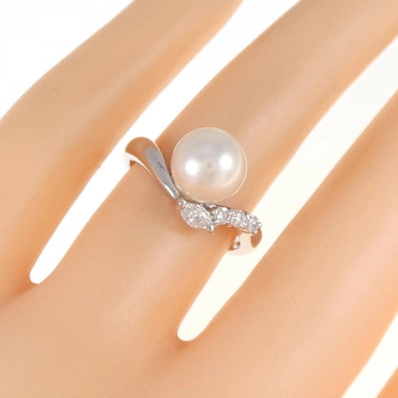 Nhẫn ngọc trai Akoya PT900 8.1mm 670417