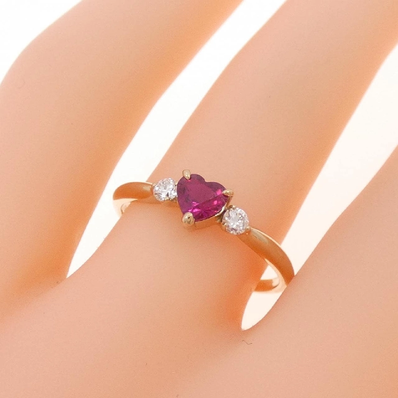 Nhẫn Ruby K18PG 0.39CT 668110
