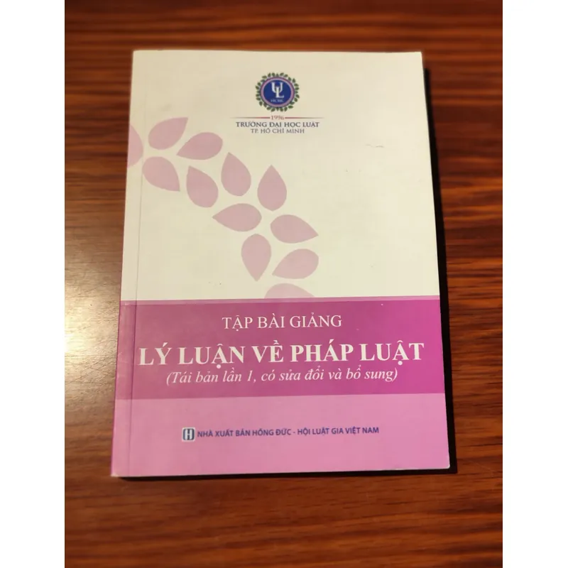 Tập bài giảng lý luận về pháp luật  605305