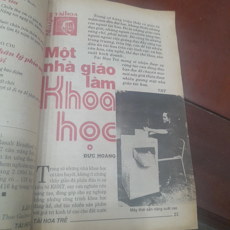 TÀI HOA TRẺ số 32 tháng 10-1997 460054