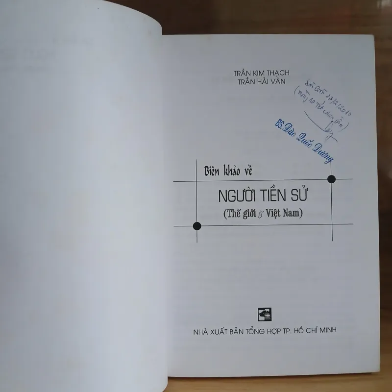 Biên Khảo Về Người Tiền Sử - Trần Kim Thạch, Trần Hải Vân 975041