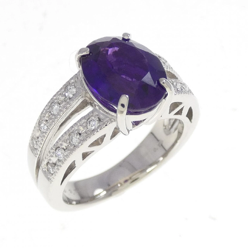 Nhẫn Amethyst PT900 2.39CT - Hàng hiệu Chính hãng 850029