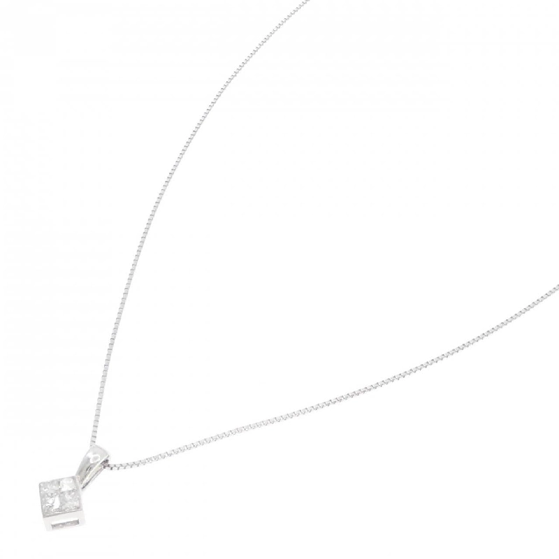 K18WG Dây chuyền kim cương - Hàng hiệu Authentic 862820